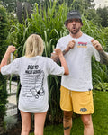 LUKAS BALLERT x INSELKULT "MALLE IS’ MEINE RELIGION" T-SHIRT WHITE