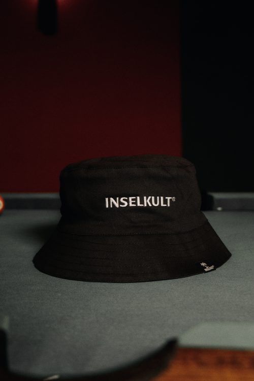 PALM REVERSIBLE BUCKET HAT BLACK