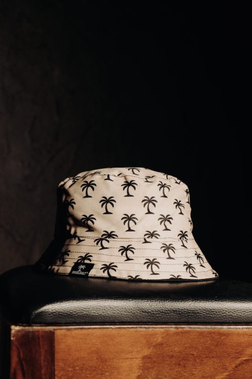Alternative view of PALM REVERSIBLE BUCKET HAT BLACK